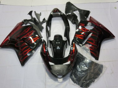Gloss Red Flame Honda CBR1100XX Fairings 1996-2007 Outlets
