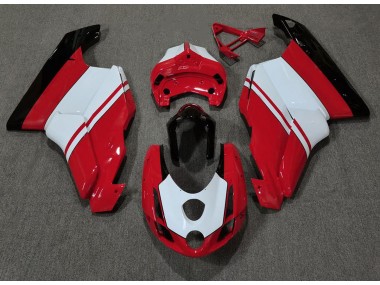 Gloss Red & White Ducati 749 999 Fairings 2003-2004 Outlets