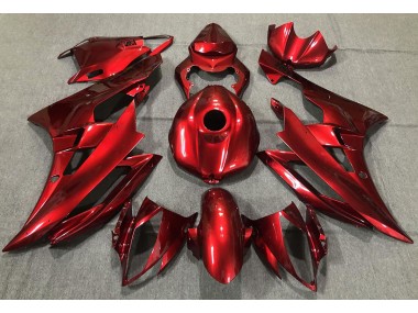 Gloss Red Yamaha R6 Fairings 2006-2007 Outlets