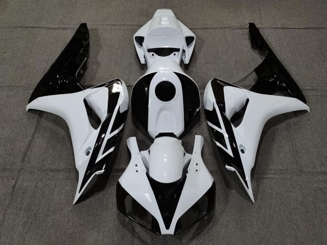 Gloss White and Black Honda CBR1000RR Fairings 2006-2007 Outlets