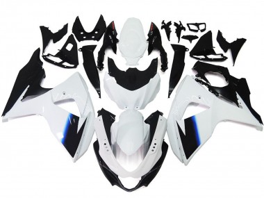 Gloss White and Black with Red logo Suzuki GSXR 1000 Fairings 2009-2016 Outlets