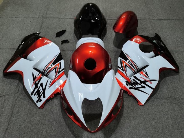 Gloss White and Orange Suzuki GSXR 1300 Fairings 1997-2007 Outlets Gloss White and Orange Suzuki GSXR 1300 Fairings 1997-2007 Outlets