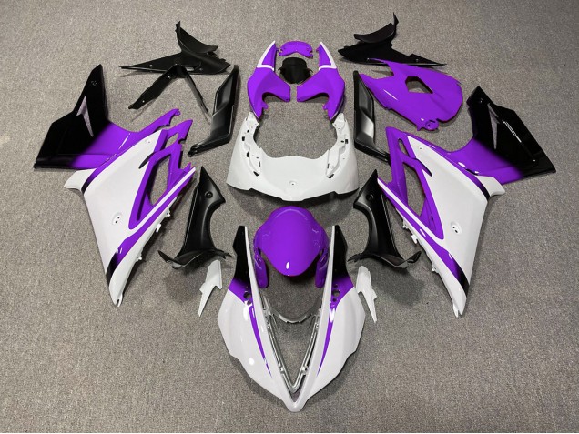 Gloss White and Purple Triumph Daytona 675 Fairings 2013-2016 Outlets Gloss White and Purple Triumph Daytona 675 Fairings 2013-2016 Outlets