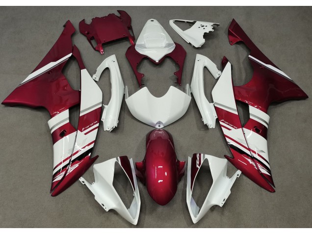 Gloss White and Red OEM Style Yamaha R6 Fairings 2008-2016 Outlets Gloss White and Red OEM Style Yamaha R6 Fairings 2008-2016 Outlets