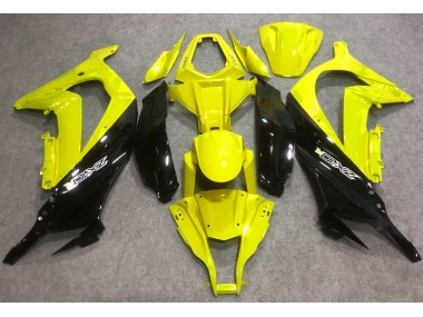 Gloss Yellow and Black Kawasaki ZX10R Fairings 2016-2019 Outlets