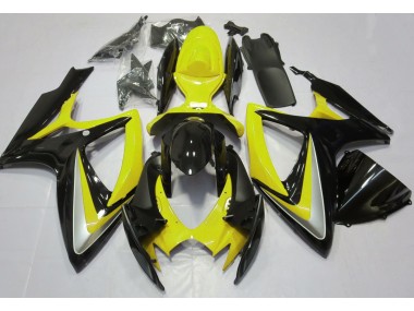 Gloss Yellow Debadged Suzuki GSXR 600-750 Fairings 2006-2007 Outlets