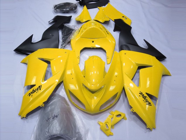 Gloss Yellow Kawasaki ZX10R Fairings 2006-2007 Outlets Gloss Yellow Kawasaki ZX10R Fairings 2006-2007 Outlets