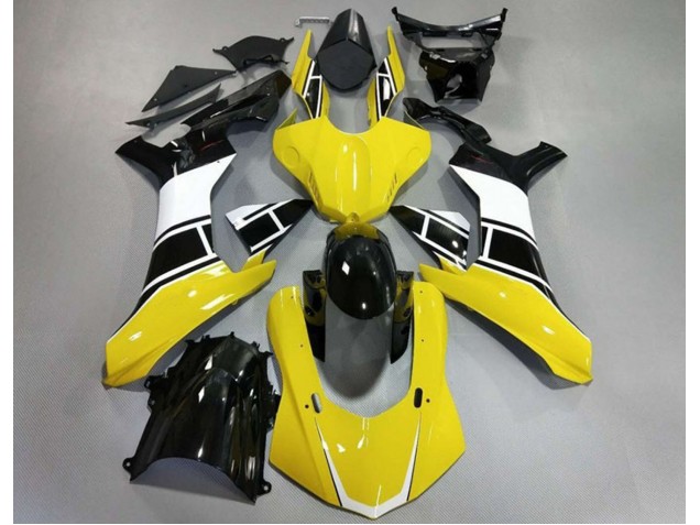 Gloss Yellow White and Black Yamaha R1 Fairings 2015-2019 Outlets Gloss Yellow White and Black Yamaha R1 Fairings 2015-2019 Outlets