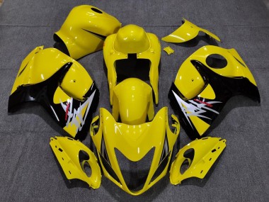 Gloss Yellow with Black Style Suzuki GSXR 1300 Fairings 2008-2019 Outlets
