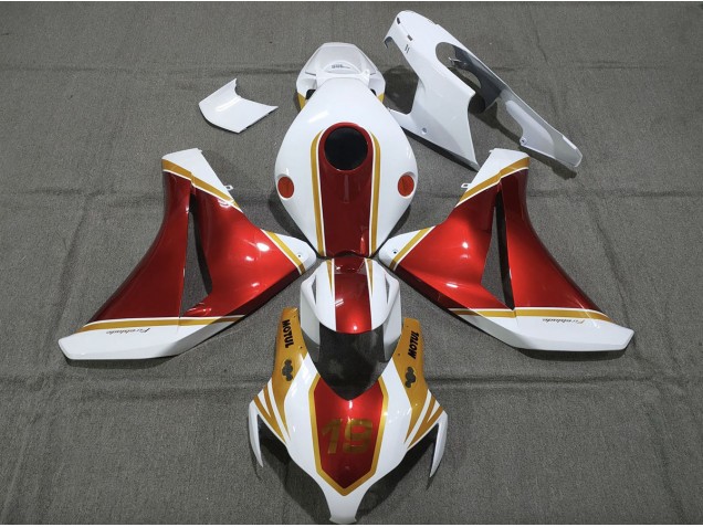 Gold and Red 19 Honda CBR1000RR Fairings 2008-2011 Outlets Gold and Red 19 Honda CBR1000RR Fairings 2008-2011 Outlets