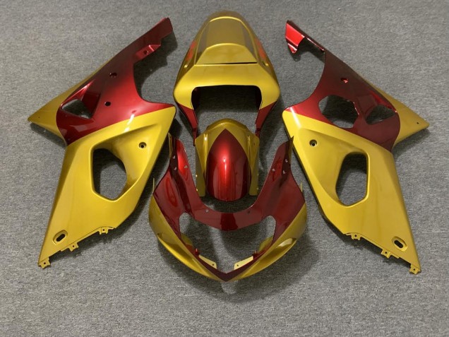 Gold and Red Suzuki GSXR 1000 Fairings 2000-2002 Outlets Gold and Red Suzuki GSXR 1000 Fairings 2000-2002 Outlets