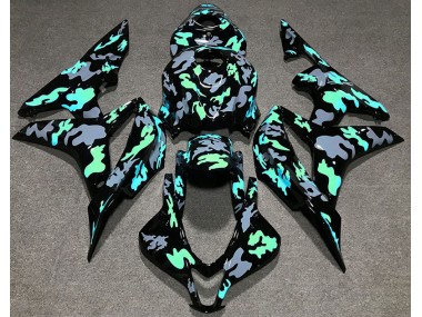 Green and Gray Camouflage Honda CBR600RR Fairings 2007-2008 Outlets