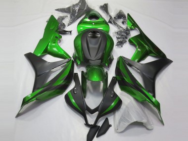 Green and Matte Black Honda CBR600RR Fairings 2007-2008 Outlets
