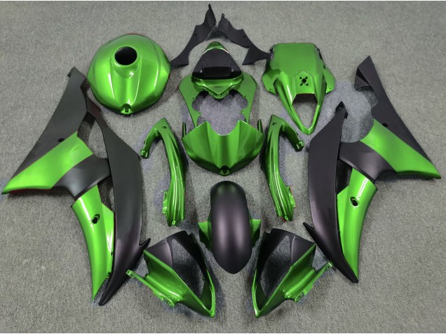 Green and Matte Black Yamaha R6 Fairings 2008-2016 Outlets Green and Matte Black Yamaha R6 Fairings 2008-2016 Outlets