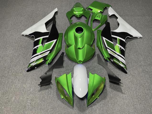 Green Black and White OEM Style Yamaha R6 Fairings 2008-2016 Outlets Green Black and White OEM Style Yamaha R6 Fairings 2008-2016 Outlets