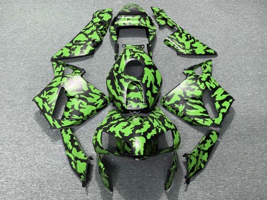 Green Camo Honda CBR600RR Fairings 2003-2004 Outlets