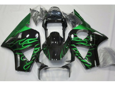 Green Flame Honda CBR954 Fairings 2002-2003 Outlets