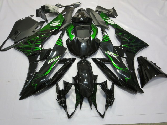 Green Flame Yamaha R6 Fairings 2006-2007 Outlets Green Flame Yamaha R6 Fairings 2006-2007 Outlets