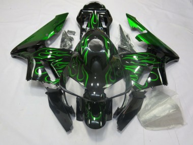Green Flames Honda CBR600RR Fairings 2003-2004 Outlets