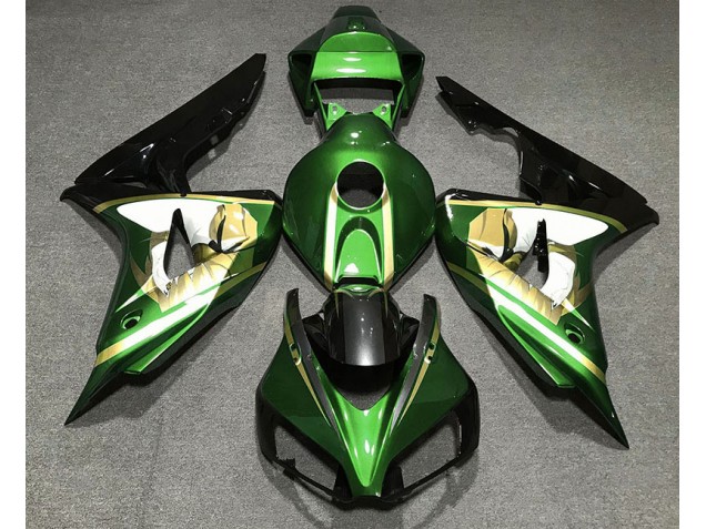 Green & Gold Honda CBR1000RR Fairings 2006-2007 Outlets Green & Gold Honda CBR1000RR Fairings 2006-2007 Outlets