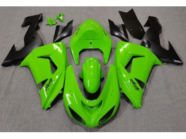 Green Kawasaki ZX10R Fairings 2006-2007 Outlets