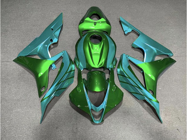 Green & Teal Honda CBR600RR Fairings 2007-2008 Outlets Green & Teal Honda CBR600RR Fairings 2007-2008 Outlets