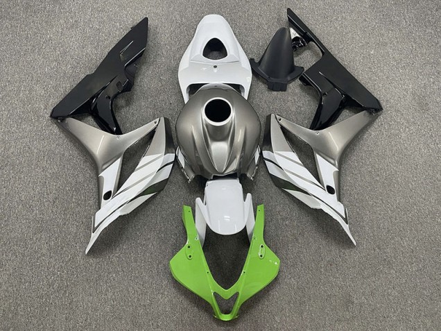 Green White and Grey Honda CBR600RR Fairings 2007-2008 Outlets Green White and Grey Honda CBR600RR Fairings 2007-2008 Outlets