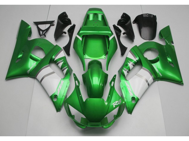Green & White Yamaha R6 Fairings 1998-2002 Outlets Green & White Yamaha R6 Fairings 1998-2002 Outlets