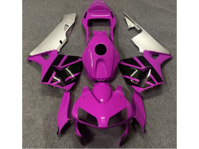 Hot Pink & Matte Silver Honda CBR600RR Fairings 2003-2004 Outlets Hot Pink & Matte Silver Honda CBR600RR Fairings 2003-2004 Outlets