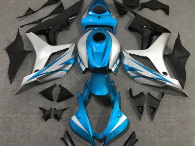 Light Blue and Silver OEM Style Honda CBR600RR Fairings 2007-2008 Outlets