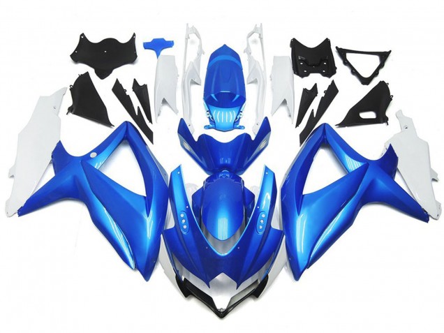 Light Blue and White Custom Style Suzuki GSXR 600-750 Fairings 2008-2010 Outlets Light Blue and White Custom Style Suzuki GSXR 600-750 Fairings 2008-2010 Outlets