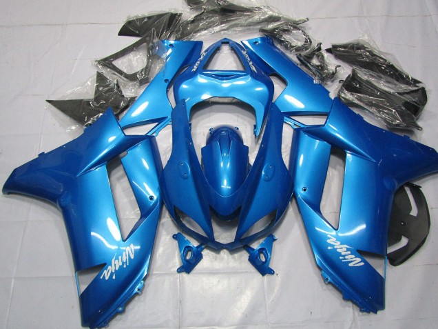 Light Blue Kawasaki ZX6R Fairings 2007-2008 Outlets Light Blue Kawasaki ZX6R Fairings 2007-2008 Outlets