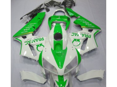 Light Green and White Pramac Honda CBR600RR Fairings 2005-2006 Outlets