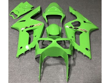 Light Green Kawasaki ZX6R Fairings 2003-2004 Outlets