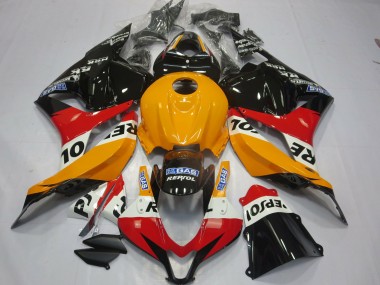 Light Orange Repsol Honda CBR600RR Fairings 2009-2012 Outlets