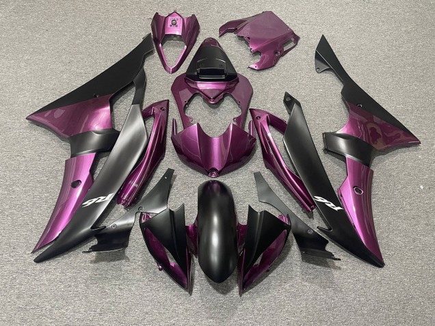Light Purple and Matte Black Yamaha R6 Fairings 2008-2016 Outlets Light Purple and Matte Black Yamaha R6 Fairings 2008-2016 Outlets