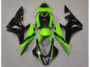 Lime Green and Black Honda CBR600RR Fairings 2007-2008 Outlets