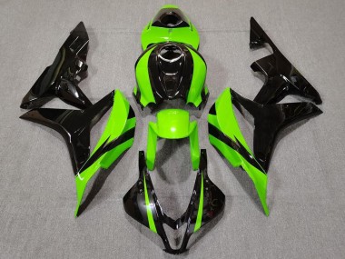 Lime Green and Black Honda CBR600RR Fairings 2007-2008 Outlets