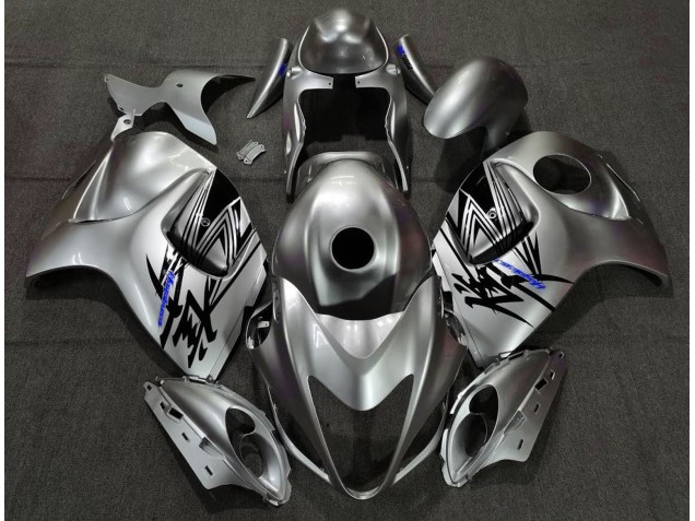 Liquid Silver & Blue Suzuki GSXR 1300 Fairings 2008-2019 Outlets Liquid Silver & Blue Suzuki GSXR 1300 Fairings 2008-2019 Outlets