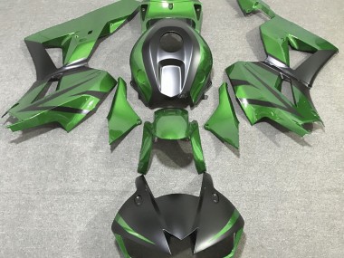 Lizard Green and Matte Black Honda CBR600RR Fairings 2013-2020 Outlets