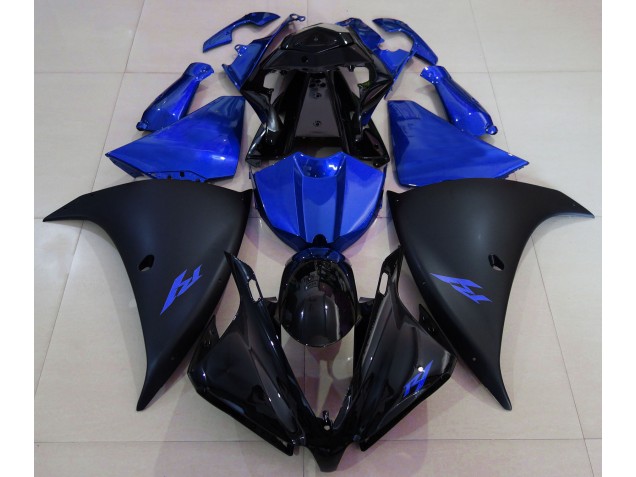 Matte Black and Blue Yamaha R1 Fairings 2013-2014 Outlets Matte Black and Blue Yamaha R1 Fairings 2013-2014 Outlets