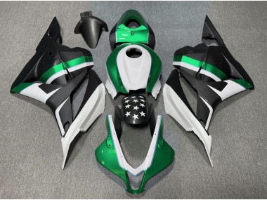 Matte Black and Green Star Honda CBR600RR Fairings 2009-2012 Outlets