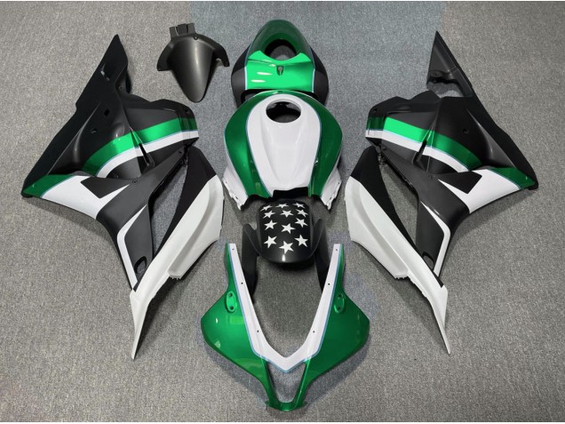 Matte Black and Green Star Honda CBR600RR Fairings 2009-2012 Outlets Matte Black and Green Star Honda CBR600RR Fairings 2009-2012 Outlets