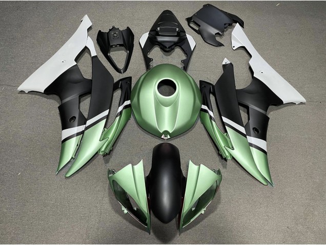 Matte Black and Green Yamaha R6 Fairings 2008-2016 Outlets Matte Black and Green Yamaha R6 Fairings 2008-2016 Outlets