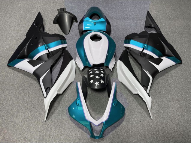 Matte Black and Light Blue Star Honda CBR600RR Fairings 2009-2012 Outlets Matte Black and Light Blue Star Honda CBR600RR Fairings 2009-2012 Outlets