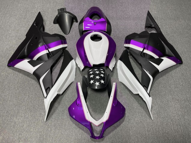 Matte Black and Purple Star Honda CBR600RR Fairings 2009-2012 Outlets Matte Black and Purple Star Honda CBR600RR Fairings 2009-2012 Outlets