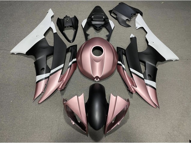 Matte Black and Rose Gold Yamaha R6 Fairings 2008-2016 Outlets Matte Black and Rose Gold Yamaha R6 Fairings 2008-2016 Outlets