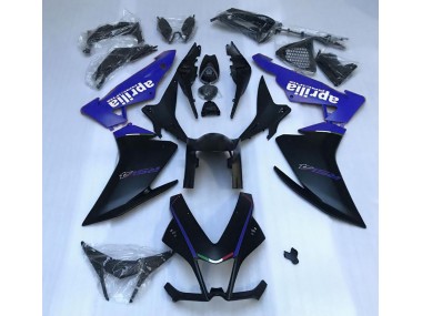 Matte Black & Blue Aprilia RSV4 1000 Fairings 2010-2015 Outlets