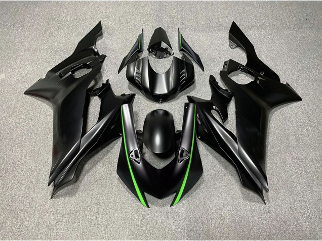 Matte Black & Green Accents Yamaha R6 Fairings 2017-2019 Outlets Matte Black & Green Accents Yamaha R6 Fairings 2017-2019 Outlets
