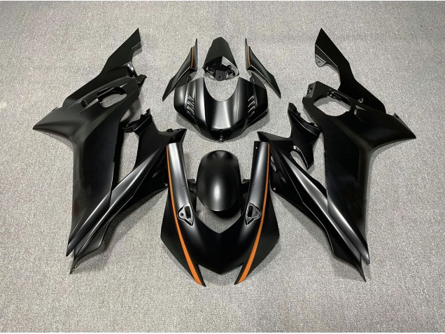 Matte Black & Orange Accents Yamaha R6 Fairings 2017-2019 Outlets Matte Black & Orange Accents Yamaha R6 Fairings 2017-2019 Outlets